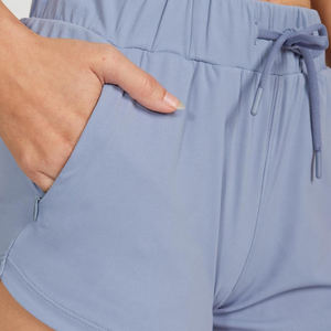 Shorts en jean extensible mi-long pour femme, respirants, séchage rapide, sportswear d'été, sexy, randonnée, grandes tailles, avec logo - Product Image 2