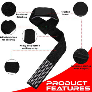 สายรัดข้อมือสำหรับออกกำลังกาย คุณภาพสูง นีโอพรีนเนื้อนุ่ม ดีไซน์ใหม่ล่าสุด กันลื่น สำหรับเล่นกีฬา - Product Image 2