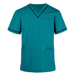 Comfortable <b>Scrub</b> <b>Top</b> Only V Shape Nurse Hospital Wear Shirts, Require Design Custom Design V & O Neck Nurse Shirts - Product Image 3