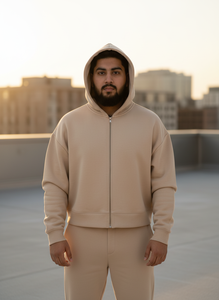 High Quality Pullover 400 Gsm Oversized Hoodie Custom logo Blank Unisex Blank Heavyweight Mens Hoodies - Product Image 5