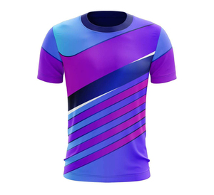 Camiseta Deportiva Personalizada Sublimada de Poliéster/Algodón para Hombre, de Secado Rápido, OEM - Product Image 6