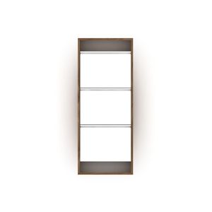 Portascarpe con struttura in legno a 3 livelli con Design nascosto eleganti scarpiere e supporti - Product Image 2