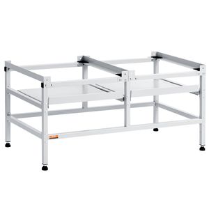 Base per Lavatrice 48.5x25 Pollici, Capacità di Carico 590 Libbre, Piedistallo per Lavatrice e Asciugatrice, Doppio Vassoio, Garanzia 25 Anni di Tricity - Product Image 1