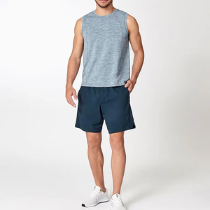 <b>Men</b> Knitted Mesh Tank Top Quick Dry Breathable Gym Vest Basketball Running Sports <b>Singlet</b> Custom Logo Athletic Shirt High Street - Product Image 5