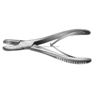 Straight & Curved A-1 VERITAS Luer Bone Rongeur Forcep Stainless Steel High Quality Bone Surgery Instrument | needle holder - Product Image 2