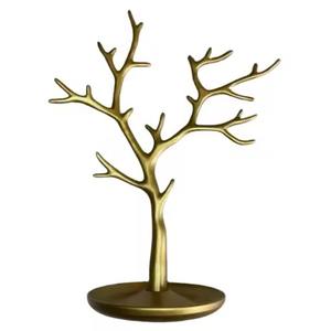 Présentoir à bijoux en métal durable, organisateur de bijoux multi-niveaux en forme d'arbre - Product Image 2