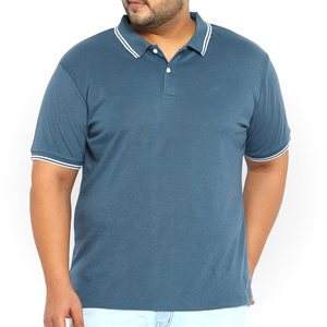 Nouvelle Arrivée - Polo Homme Personnalisable de Qualité Supérieure, Respirant, Motif Uni avec Impression de Logo Personnalisé, Qualité Export - Product Image 1