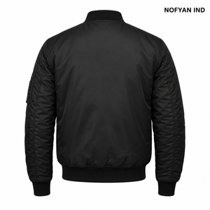 Wholesale Private Label Factory Direct OEM Custom Men's Winter Bomber <b>Jacket</b> Breathable Quick-Dry Eco-Friendly Polyester/Nylon - Product Image 2