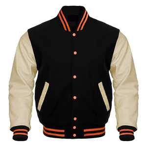 High Quality Customized Polyester Baseball <b>Jacket</b> Black University Style for <b>Winter</b> High Quality Custom UniversityVarsity <b>Jacket</b> - Product Image 6