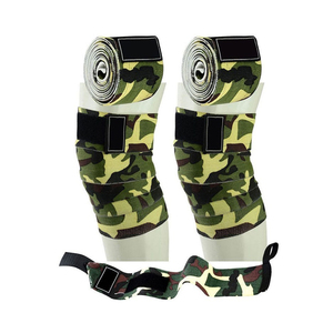 Custom Logo Compression <b>Knee</b> Wraps Hot Selling Power Weightlifting Unisex <b>Knee</b> Wraps <b>Elastic</b> <b>knee</b> Wraps OEM - Product Image 2