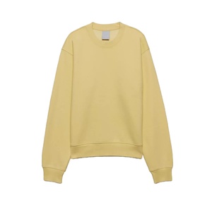 Best Sale Custom Logo Terry Crew Neck Pullover Women Plus Size Long Breathable Sweatshirt - Product Image 2