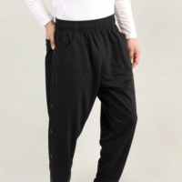 Pantalon de jogging évasé pour homme, personnalisé, délavé à l'acide, imprimé graphique, effet soleil, bords bruts, vente en gros 2026