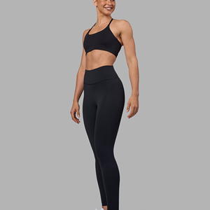 Soutien-gorge de sport super doux couleur chair, antichoc, haute performance, pour fitness, entraînement, course, gym, et yoga côtelé – Vente en gros - Product Image 3
