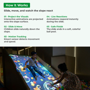 Jeu de projection au sol interactif Eshark avec capteur IR pour enfants |   Gonflable |   Capacité maximale 100 kg |   8 pieds x 6 pieds x 8 pieds - Product Image 6