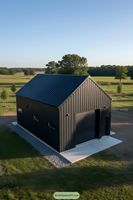 Cabine de rangement préfabriquée multifonctionnelle |   Abri en acier polyvalent pour l'extérieur, idéal pour la ferme, le jardin et l'atelier |   Montage facile, étanche à l'eau