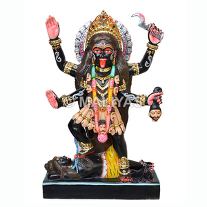 Murti de Mármol de Mahakali para Templo |   Estatua Premium de Kali Maa – Maliyas - Product Image 1
