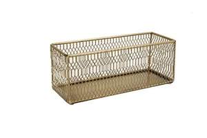 Panier de rangement décoratif en métal noir avec poignées, organisateur d'étagère moderne pour la maison - Product Image 2