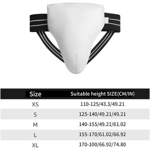 OEM Manufacturer's Kids Youth <b>Groin</b> Guard <b>Protector</b> Children Boxing Cup Supporter Junior Martial Arts PU Shell <b>Groin</b> <b>Protector</b> - Product Image 6