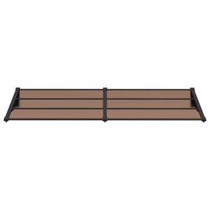 Toldo de policarbonato negro resistente de 94.1 x 35.4 pulgadas para otras puertas - Product Image 3