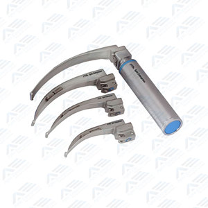 เครื่องมือแพทย์สำหรับการใส่ท่อช่วยหายใจ กล้องส่องตรวจหลอดลมแบบใยแก้วนำแสง สำหรับสัตว์ พร้อมใบมีดแบบ Mac & Miller - Product Image 3