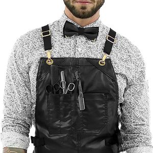 Wholesale 100% Genuine Leather Sleeveless Bib Kitchen Apron Durable Daily Use Premium Quality Customizable <b>Baking</b> Workwear - Product Image 2