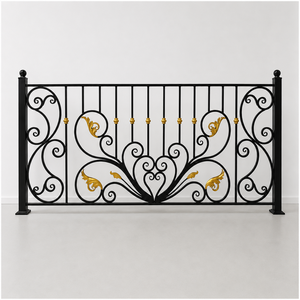 Custom Wrought <b>Iron</b> Balcony Railing Solutions Crafted for Most Elegant Architecture and Luxurious Living Spaces of Dreams. - Product Image 3
