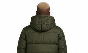 Chaqueta de Invierno Unisex de Alta Calidad al por Mayor, Nueva, Casual, con Revestimiento, Acolchada de Algodón, con Capucha, Resistente al Viento, Cierre de Cremallera, de Lona - Product Image 4