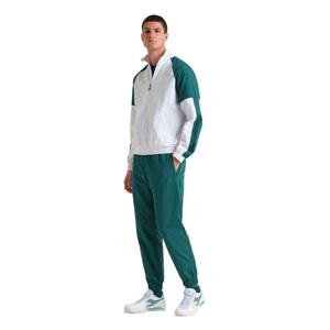 Men's Color Blocking Tracksuit Full Length Zipper Closure Regular Fit Stand Collar Sporty Casual Wear Spring Streetwear - Product Image 1