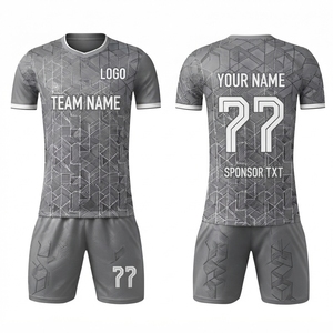 Camiseta de fútbol personalizada con cuello en V para equipos nacionales, venta al por mayor, camiseta de fútbol para hombre de alta calidad, sublimación, malla, manga corta, 100% - Product Image 1