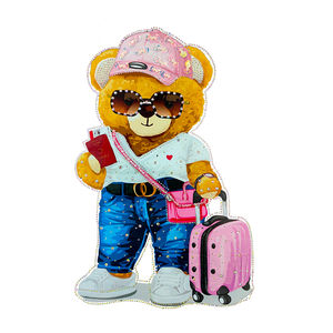 Camiseta informal de verano y primavera para mujer, de manga corta, cuello redondo, transpirable, de punto, con estampados de letras y animales. - Product Image 4