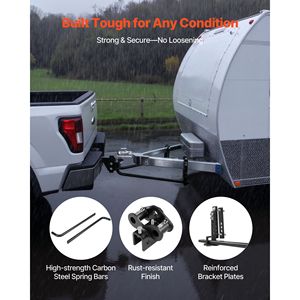 Kit de Enganche de Distribución de Peso con Capacidad de Remolque de 14000 Libras y Capacidad de Peso en la Lengüeta de 1400 Libras, Control de Oscilación, 2 Brazos, Bola de 2-5/16 Pulgadas, Enganche de Nivelación de Carga - Product Image 6