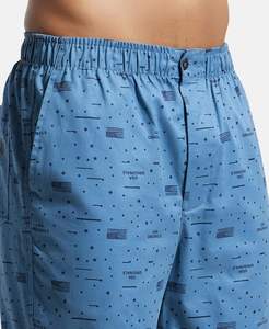 Shorts longs décontractés pour hommes, vente en gros, avec logo personnalisé, séchage rapide et 100 % coton, pour la plage et l'été - Product Image 3