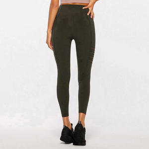 High Quality Women <b>Leggings</b> <b>Flared</b> Yoga Pants for Fitness Workout High Waist Stretch Sportswear Supplier - Product Image 6