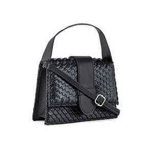 Bolso de mano informal negro para mujer P55630 Accesorio de noche elegante - Product Image 2