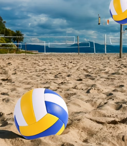 Ballon de volley-ball souple pour l'entraînement et la compétition, idéal pour les collégiens, les jeunes sportifs, les entraînements en salle ou en extérieur, sur la plage ou en salle de sport. - Product Image 4