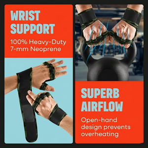 No Hand Fatigue Wholesale Custom Fitness Gym Gloves Anti <b>Slip</b> Weightlifting Gloves Breathable Workout Gloves With Wrist Support - Product Image 5