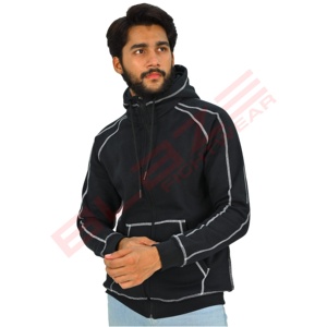 OEM sweat à capuche en coton éponge français personnalisé point de croix hommes sweatshirts à la mode collection d'hiver vêtements de rue sweats à capuche - Product Image 6