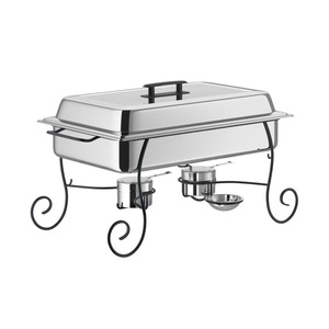 Plat à réchaud en métal durable, conçu pour répondre aux attentes des événements culinaires, offrant une utilité et une robustesse constantes - Product Image 4