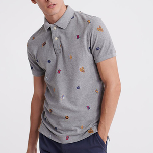 Camiseta de Verano de Súper Calidad Antiarrugas, Talla Grande, Manga Corta, Estampado Sólido, Bordado de Golf, Personalizable con la Marca - Product Image 1