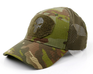 Casquette de baseball trucker 6 panneaux en toile camouflage réglable unisexe pour le sport, les activités de plein air, la pêche, la chasse et les voyages - Product Image 4
