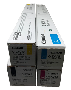 Juego de Cartuchos de Tóner CMYK C-EXV51 Originales - Product Image 6
