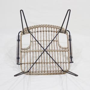 Fauteuil inclinable en rotin en plastique de luxe de Comhome se prélasser élégant avec des meubles de salon de coussins profonds - Product Image 4