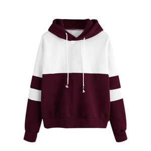 เสื้อฮู้ดบล็อกสีสำหรับผู้ชาย แขนยาวแบบถัก สไตล์ฤดูใบไม้ร่วง - Product Image 5