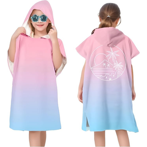 Toallas de Playa para Niños de Poliéster Lisas Teñidas, Toallas de Piscina para Niños para Nadar y la Playa - Product Image 5