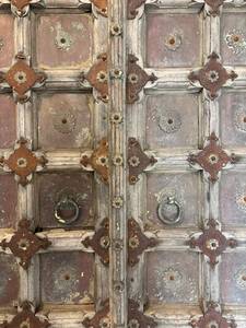 Antique Solid Wood Door Panels Hand Carved Frame Eco-Friendly Midcentury Modern Home Office Bedroom Dining Kitchen Living Home - Product Image 5
