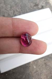 Turmalina Rosa Natural Ovalada Cabujón Piedra Preciosa Suelta para Fabricación de Joyas - Product Image 2