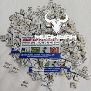 ลูกเต๋ากระดูกควายคุณภาพดีที่สุด 100% เป็นมิตรกับสิ่งแวดล้อม ลูกเต๋าทำมือจากกระดูกควาย ขัดเงา ปรับแต่งขนาดได้ สำหรับเล่นเกมบนโต๊ะ - Product Image 5