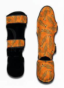 Protège-tibias en cuir PU pour Muay Thai, Enfants et Adultes, Protection des jambes pour Arts Martiaux, Entraînement de Kickboxing, Équipement de Combat MMA - Product Image 5