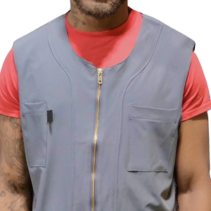 Salon Barber Sleeveless vest for Hairdressers Lightweight Polyester Fabric Stylish Short Sleeve Design Eco-Friendly Durable - Product Image 5