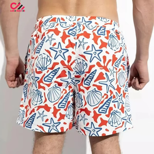 Customized Comfortable Swim <b>Trunks</b> With Adjustable Drawstring <b>For</b> Summer Beach And Vacation Use Swim <b>Trunks</b> - Product Image 6